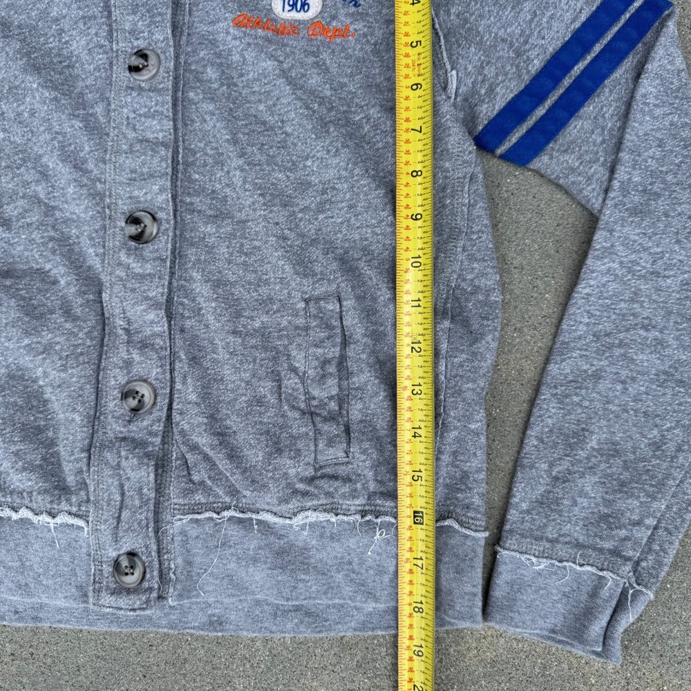 Florida Gators Colosseum Athletics Button Front Sweatshirt Gray Mens Small NCAA - Picture 3 of 7